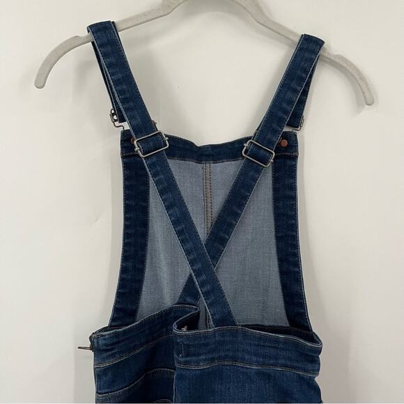 Madewell S Skinny Overalls Santiago Wash 0055 Small cross back straps - Picture 5 of 11